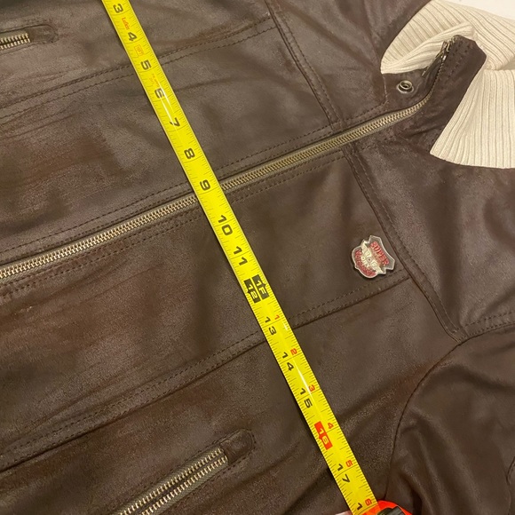 ⚡️SALE⚡️Authentic SUPERDRY LEATHER JACKET - Picture 3 of 12